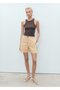 Shorts with Pleated Straight Cut - 2
