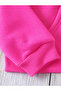 Women's Pink RJC.CO Printed Hooded Oversize Sweatshirt - 4
