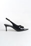 Zuri Women's Stiletto Pointed Toe Slingback Heeled Shoes - 2