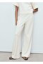 Straight Cut Cotton Trousers
