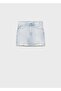 Seamless Denim Skirt with Ends - 3