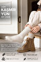 Wool Soft Winter Socks Women's Socks Ecru