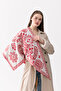 Patterned Triangle Double-Sided Shoulder Shawl – Women's Knitwear Scarf - 3