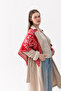 Patterned Triangle Double-Sided Shoulder Shawl – Women's Knitwear Scarf - 5