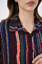 3721 Graphic Patterned Shirt - D.dark blue - 6