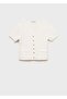 Short Sleeve Bouclé Jacket - 3