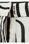 Geometric Pattern Linen Pants - 8