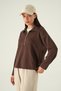 Sweat maro cu jumătate de fermoar 8249A - 2