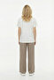 Kokteyl Printed Crew Neck T-Shirt Ecru - 5