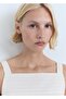 Striped Suspender Blouse - 6