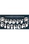 35 Pieces Cute Panda Themed Black and White Giant Set Birthday Decoration Banner Cake Picks Cupcake Picks Cocktail Picks Promise Engagement Birthday Cocktail Invitation and Presentation Cake Decoration Ornament Thick Paper - 6