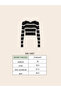 Deep Neckline Striped Knit Sweater 1407 - 8