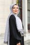 Checkerboard Patterned Monogram Shawl Monov03-43