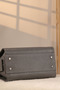 Gray Color Genuine Leather Hand and Shoulder Bag, Shoulder Strap, Daily, Travel - 3