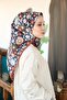 وشاح مودال بنقشة الزهور MDLV01-06 - 4