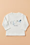 Baby Boy |   Children's Corduroy Vest Bear Printed 3 Piece Set Vest-Top-Bottom - 4