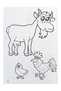 Thick Coloring Book Fruits, Flower Girl, Clothes, Animals 5 Books - 4