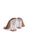 Tan Skin Transparent Women's Transparent Heeled Shoes - 6