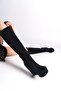 Black Suede Wedge Heeled Women's Boots Kelly - 2