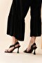 Black Snake Women's Heeled Slippers Ronil - 5