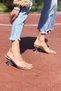 Women's Nude-Toned Sheer High-Heeled Shoes - 3