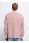 M0613157 Striped Long Sleeve T-Shirt Men's T-Shirt Red - 2