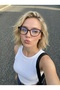Venny Brown Blue Light Filter Computer Glasses with Metal Hinge Interchangeable Glass Lenses - 4