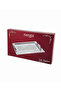 Lara Patterned Stainless Steel Tea Tray 29X45 cm – 0.80 mm Platinum with Handles, Stylish Satin Presentation - 7