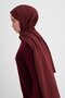 Luxe Desen Liora Cotton Shawl Burgundy - 3