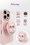 iPhone 16 Pro |   Magsafe Compatible Premium Case 2.0 with 3D Pop Socket Attachment and Embroidered Cat Figure