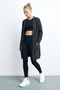Women's Long Knitwear Cardigan - with Pockets, Relaxed Fit & Transitional - Casual - 4