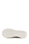 Women's White Rubber Laced Comfort Genuine Leather Sneaker - 5