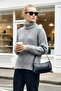 Women's Oversized High Neck Thick Knitwear Tunic – Comfortable Fit Winter