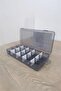 Set of 2 4 Tiers Rotating Jewelry Organizer 15 Compartments Jewelry Box Organizer - 7