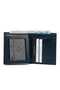 Navy Blue Genuine Leather Men's Wallet - S1Ce00001339-H86 - 2