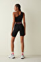 Asymmetrical Tulle Detailed Sports Bra-Prince Collection - 6