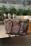 Women's Hand and Shoulder Bag Aci Brown