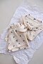 Blueberry Print Camisole Collar Tie Suit - 7
