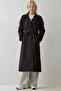Bdart Double-Breasted Lapel Long Trench Coat