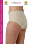 Women's Kilot Laser Cut No Trace Anti-Slip Texture 2 Size Reducer Ghost Bato Panties 2 Pieces - 7