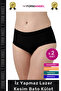 Women's Kilot Laser Cut No Trace Anti-Slip Texture 2 Size Reducer Ghost Bato Panties 2 Pieces