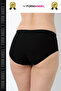 Women's Kilot Laser Cut No Trace Anti-Slip Texture 2 Size Reducer Ghost Bato Panties 5 Pieces - 7