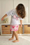 Girls Ice Cream Printed T-Shirt & Pink Minnie Patterned Shorts Set - 2