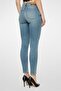 Women Skinny Fit 2015 Babhila Washed Stretchable Jeans, Blue - 4