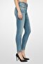 Women Skinny Fit 2015 Babhila Washed Stretchable Jeans, Blue - 3