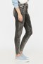 Women Skinny Fit Mid Waist Washed Stretchable Skinny Leg Denim, Grey - 3