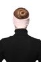 Women's Combed Cotton Seamless Hijab Bandana Bonnet Sports Hair Band-powder - 6