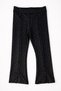 Girl's Tights with Stone Slit Detail - Black - 3