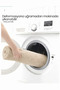 Plush Non-Slip Base Machine Washable 2-Piece Large XL Size Bathroom Mat Set (80X120 80X50) Beige - 5