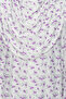 Practical One-Piece Floral Patterned Sleeves and Removable Headscarf Lycra Hijab Prayer Dress 990-0203 - 6